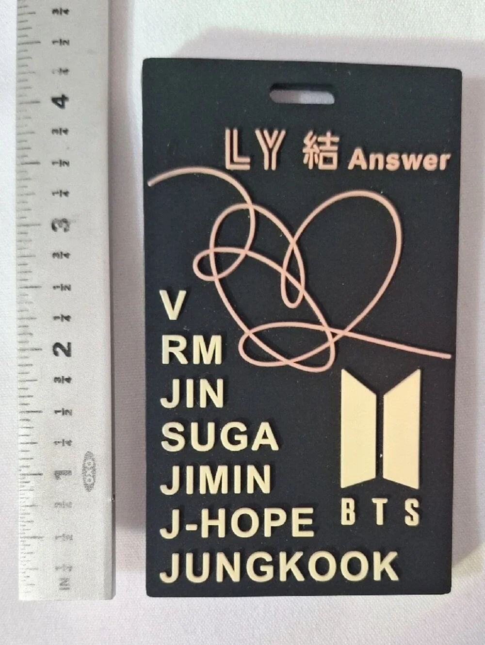 BTS 'Love Yourself' Black Cloth Face Masks amd Luggage TQG